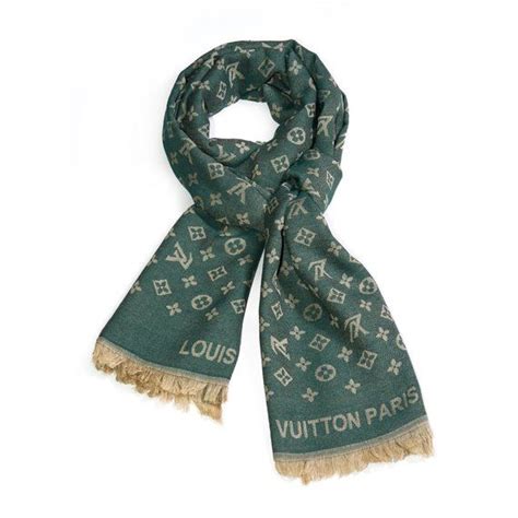 louis vuitton emerald green scarf|louis vuitton scarves for women.